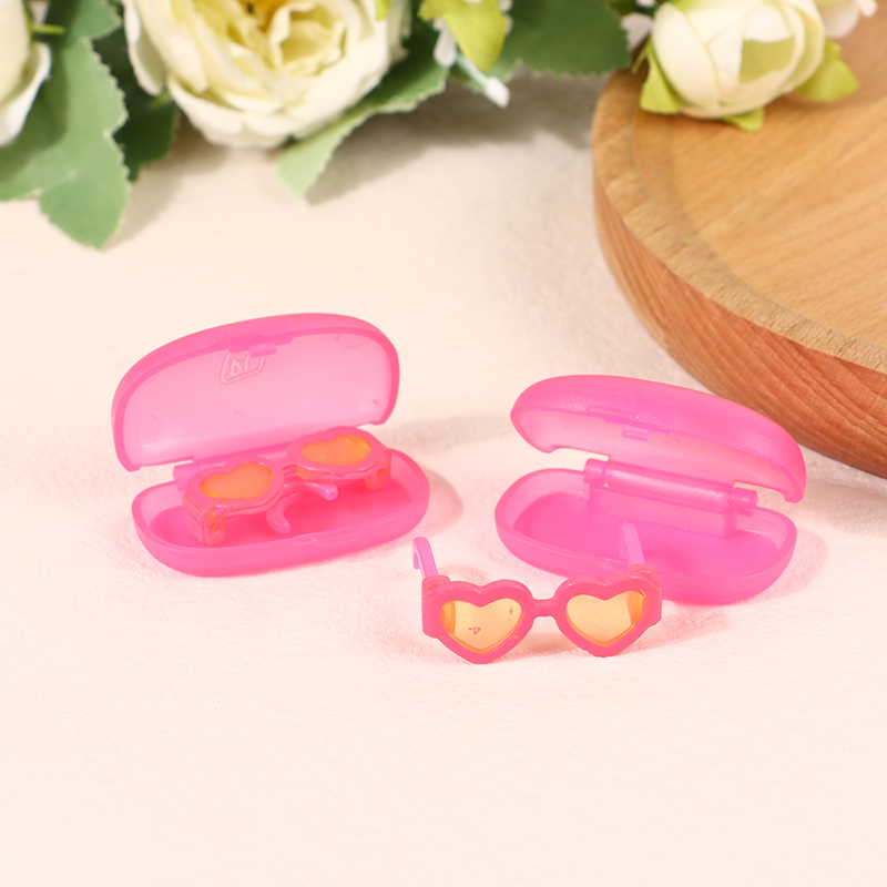 Phone Accessories Doll - ドールハウスミニチュア用メガネケース、ドールグラス、バルク玩具、ドリップグルー、携帯電話ケース