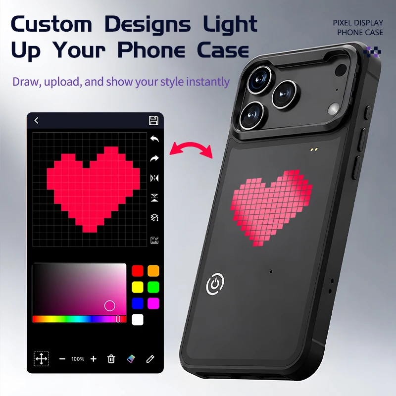 Phone Accessories Usa - DIYモード対応アプリ画像スクリーンケース iPhone 17 16 Pro Max用