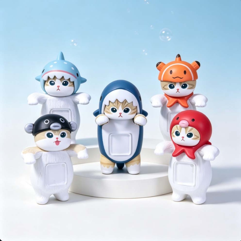 Phone Accessories Doll - モフサンド ブラインドボックス ヒッパーズ海洋生物シリーズ アニメミニアクションフィギュア ドール 携帯電話コンピュータ装飾