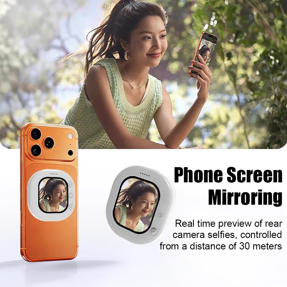 Phone Accessories App - スマホ自撮りミラーデバイス リアルタイム背面カメラプレビュー リモコン自撮りアクセサリー iOS & Android対応