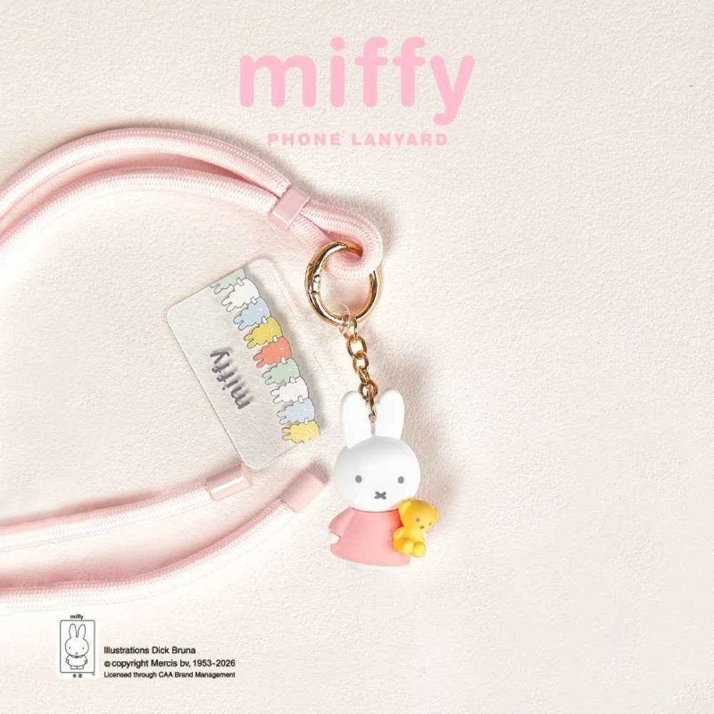Phone Accessories Ideas - 本物のミッフィー新スタイルキュートな電話ストラップキーホルダーポータブル漫画アクセサリー女性のための甘いギフトアイデアキャリーデコレーション女の子向け