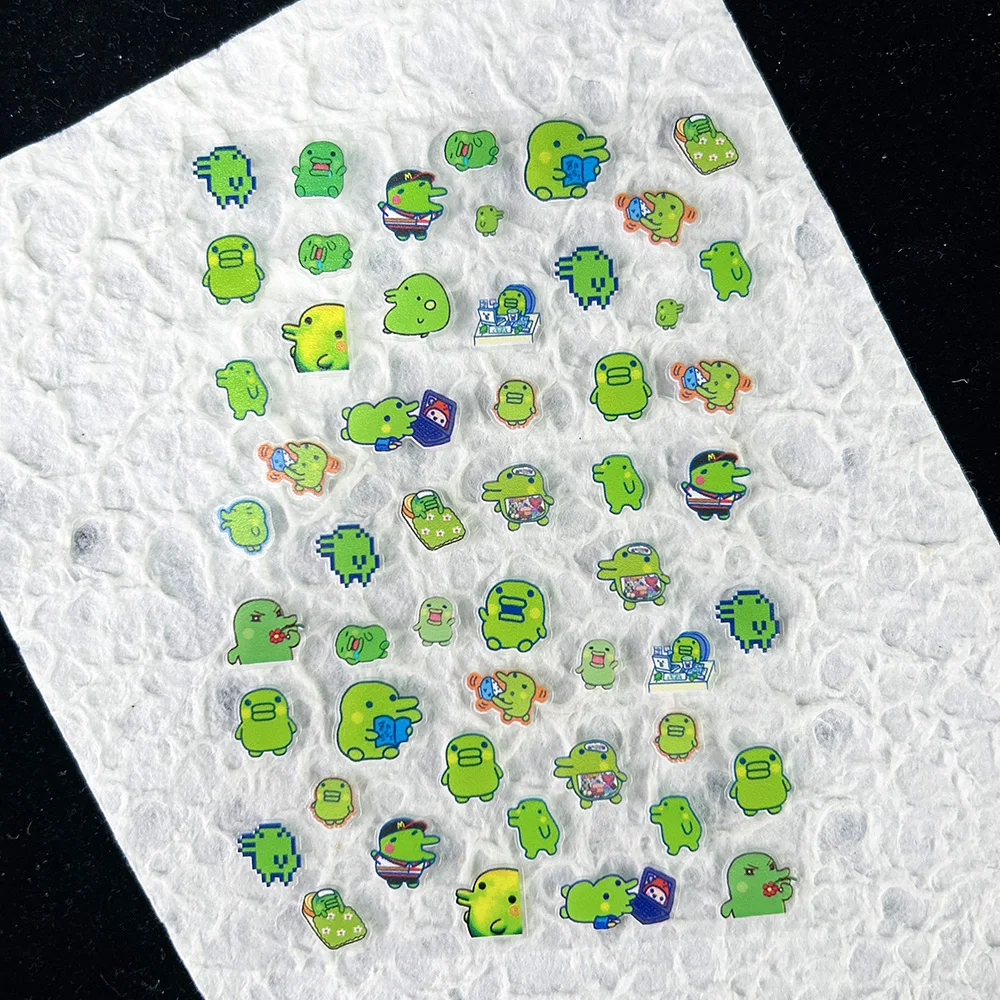 Phone Accessories Diy - かわいいゲーム進化電子ペットステッカーネイルアートかわいい動物防水 Diy 電話ケース Loptop 水筒ステッカーギフト