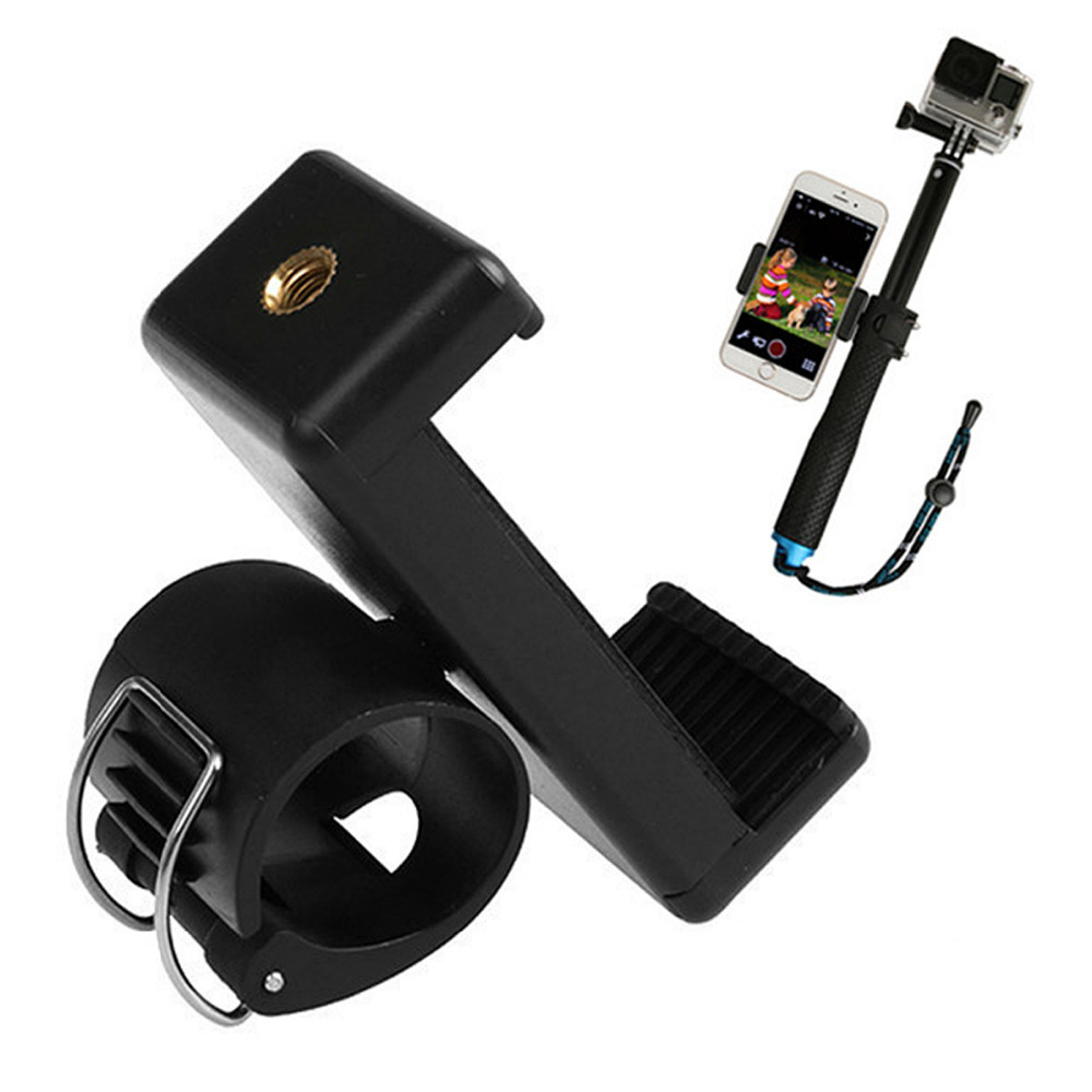 Phone Accessories App - Gopro,hero 7,6,5,4,自撮り棒,3ウェイ,一脚用のユニバーサル携帯電話ホルダー