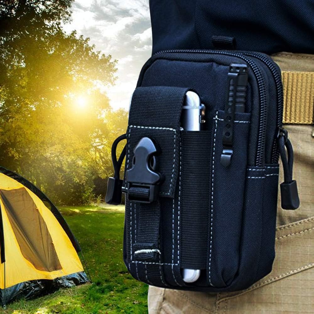 戦術的なモールベルトポーチ軍事ウエストバッグ EDC ツール - Phone Accessory のレビューと価格