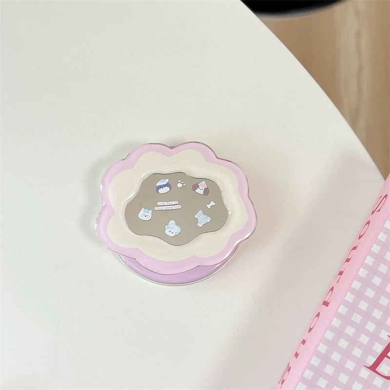 かわいいインスタ映えミラーポップソケット伸縮式カートゥーン携 - Phone Accessories Cute のレビューと価格