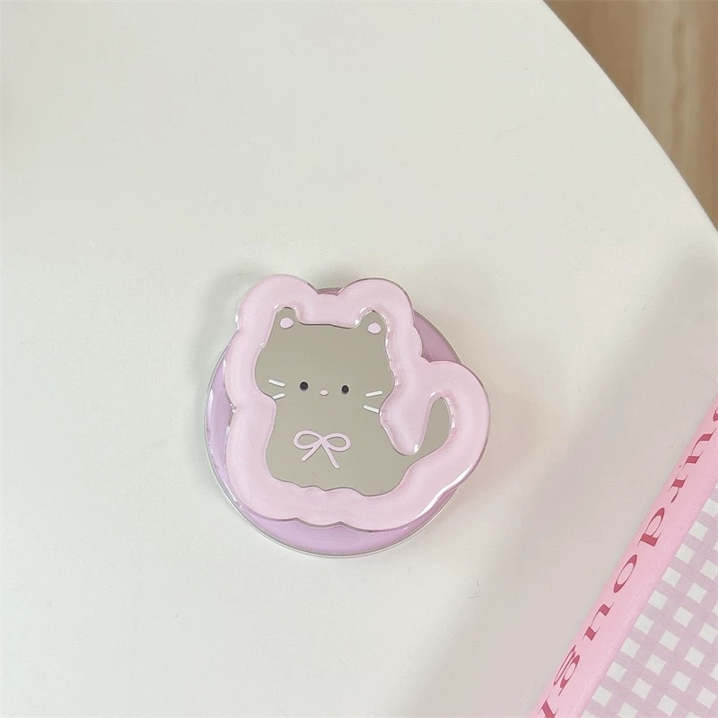 かわいいインスタ映えミラーポップソケット伸縮式カートゥーン携 - Phone Accessories Cute のレビューと価格