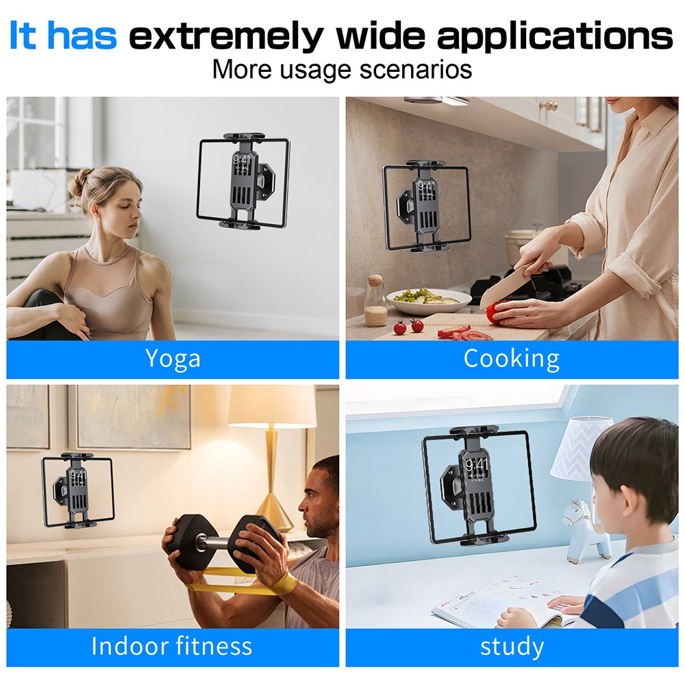 壁掛け式スマホホルダー タブレットスタンド 調整可能クランプ - Phone Accessory のレビューと価格
