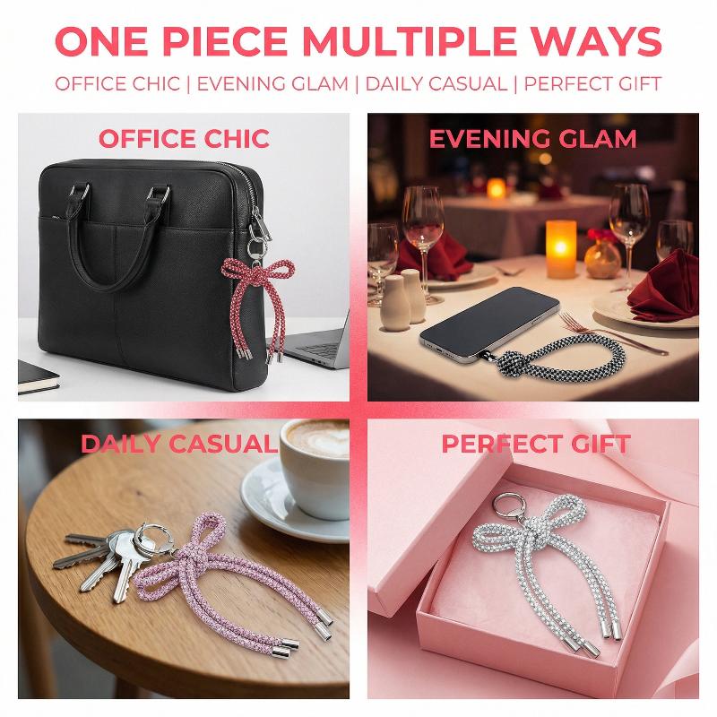 クリスタルバタフライノットペンダント 携帯電話用 手作りバッ - Phone Accessories Ideas のレビューと価格