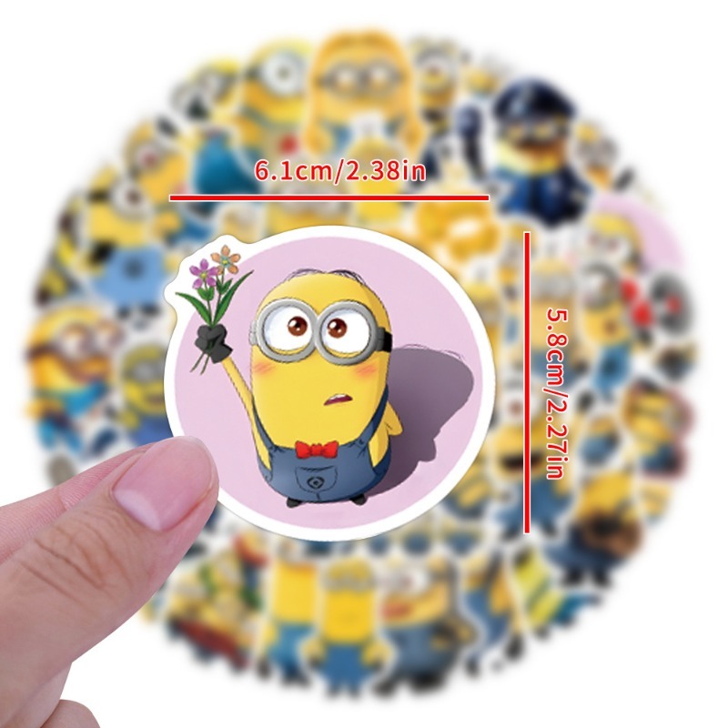 55枚入りミニオン漫画グラフィティステッカーセット 防水DI - Phone Accessories Ideas のレビューと価格