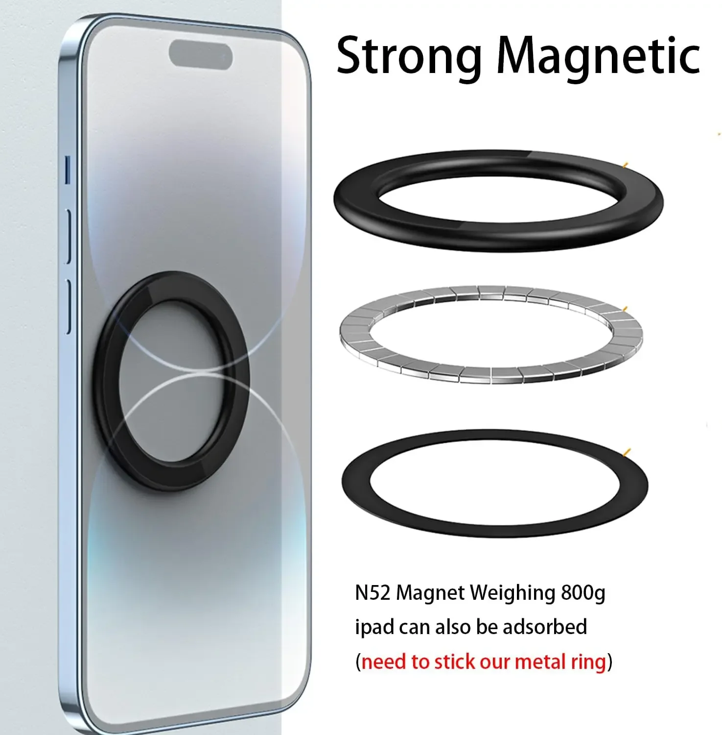 MagSafe対応 磁気リングホルダー 強力マグネット 携帯 - Phone Accessory のレビューと価格