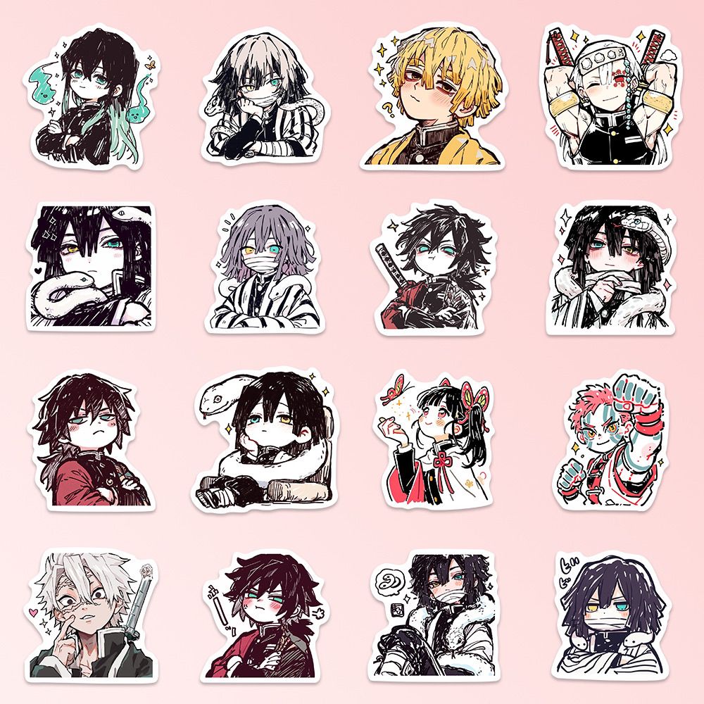 55枚 鬼滅の刃 竈門炭治郎 アニメステッカー かわいい漫画 - Phone Accessories Cute のレビューと価格