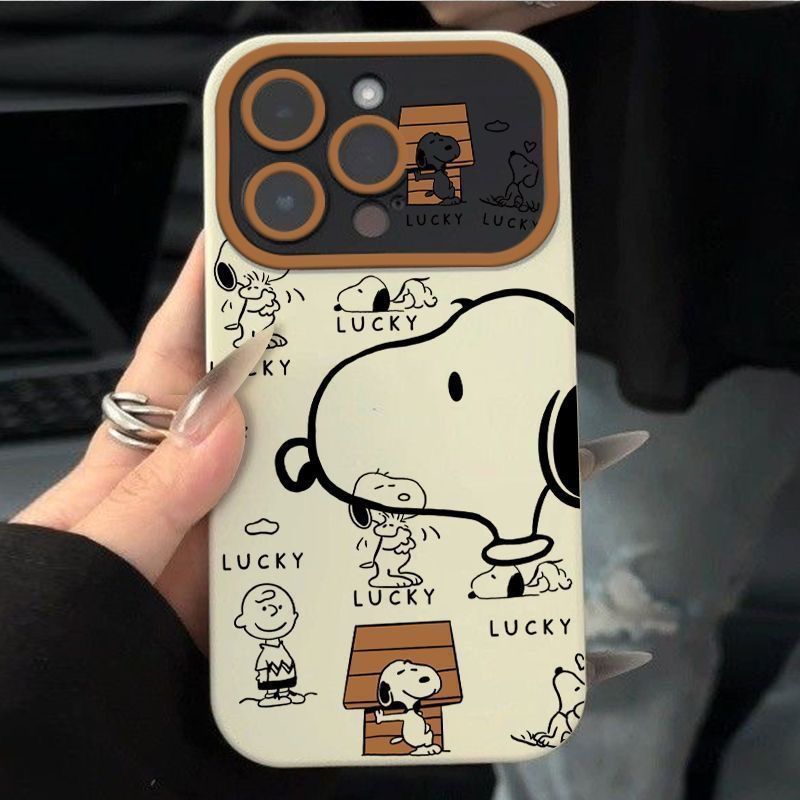新しい可愛いアニメ周辺機器 スヌーピー TPU ソフトフォン - Phone Accessories Box Set のレビューと価格