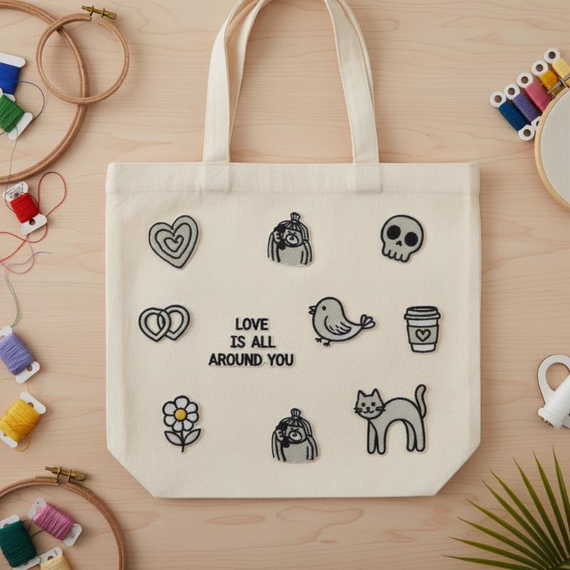 1 セットハート猫の頭蓋骨鳥刺繍パッチ衣類帽子バッグ靴修理材 - Phone Accessories Usa のレビューと価格