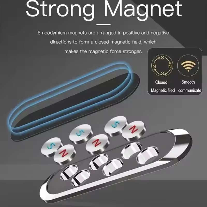 金属製磁気式スマホホルダー 磁気式車載スマホホルダー スタン - Phone Accessory のレビューと価格