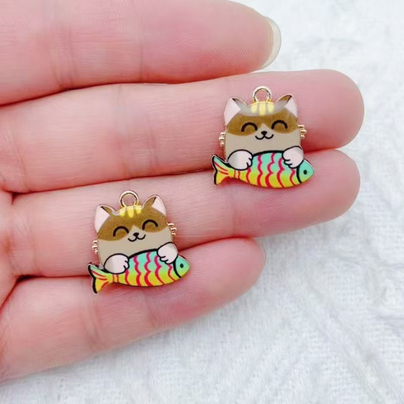 10個入り クロスボーダー風 カートゥーン キュート 合金製 - Phone Accessories Usa のレビューと価格