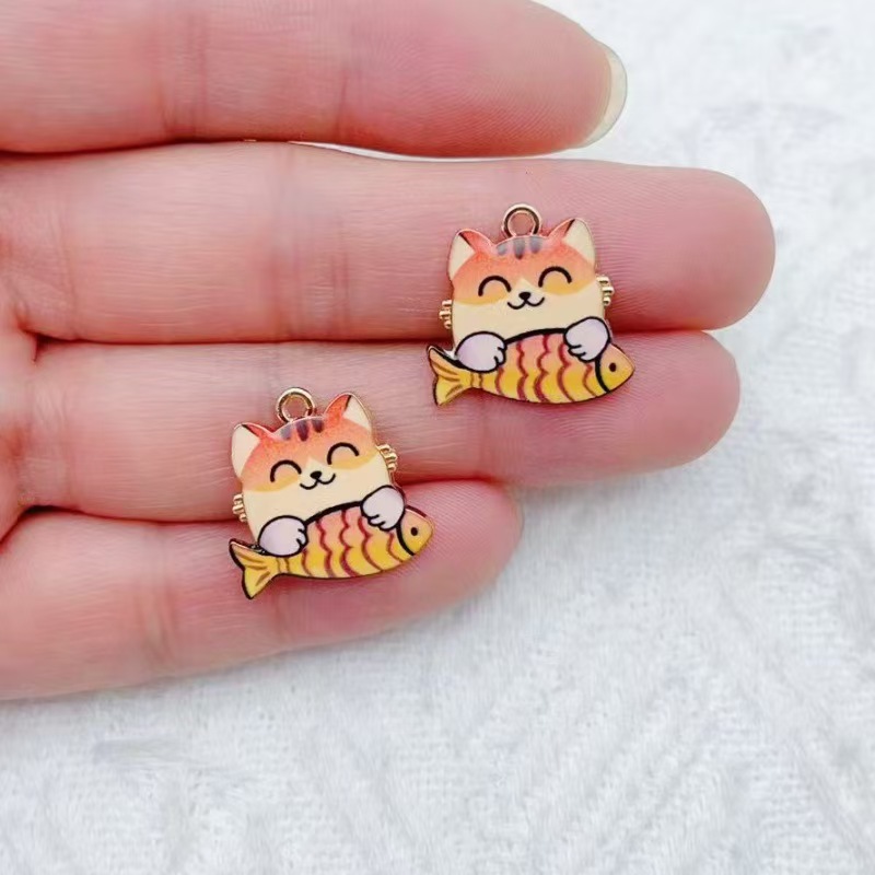 10個入り クロスボーダー風 カートゥーン キュート 合金製 - Phone Accessories Usa のレビューと価格