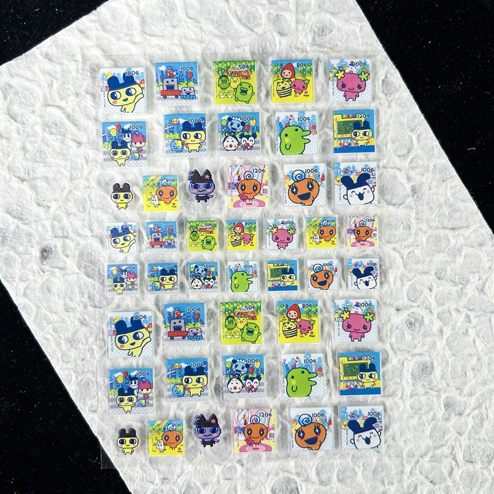 かわいいゲーム進化電子ペットステッカーネイルアートかわいい動 - Phone Accessories Diy のレビューと価格