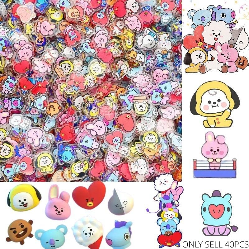 100個入り ミニBT21アクリルプレート DIYアクセサリ - Phone Accessories Diy のレビューと価格
