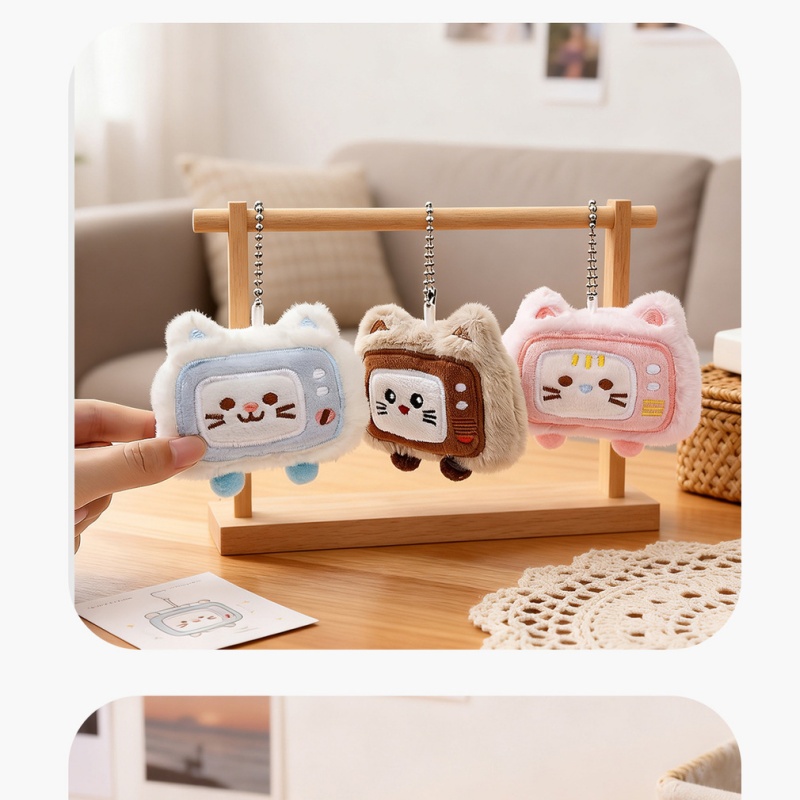 かわいい漫画風キーホルダー猫ぬいぐるみ携帯電話アクセサリーバ - Phone Accessories Ideas のレビューと価格