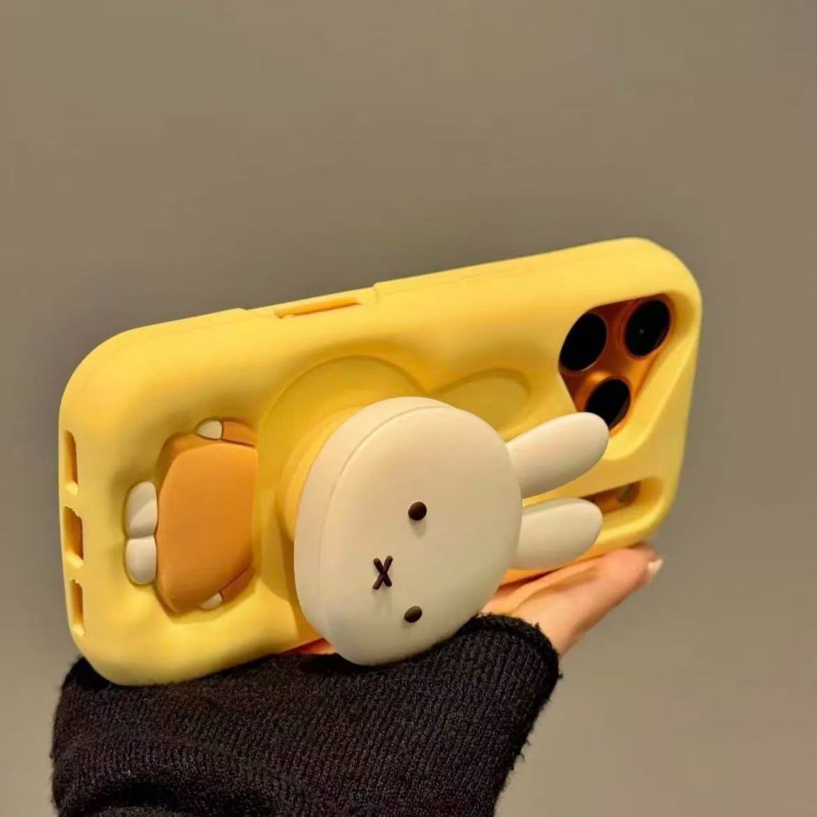 漫画風3Dミッフィーブラケット付き携帯電話ケース iPhon - Phone Accessories Box Set のレビューと価格