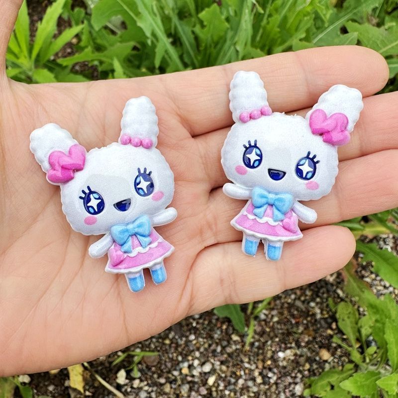 45mm漫画たまごっち両面印刷中空ビーズ、携帯電話バッグチェ - Phone Accessories Diy のレビューと価格