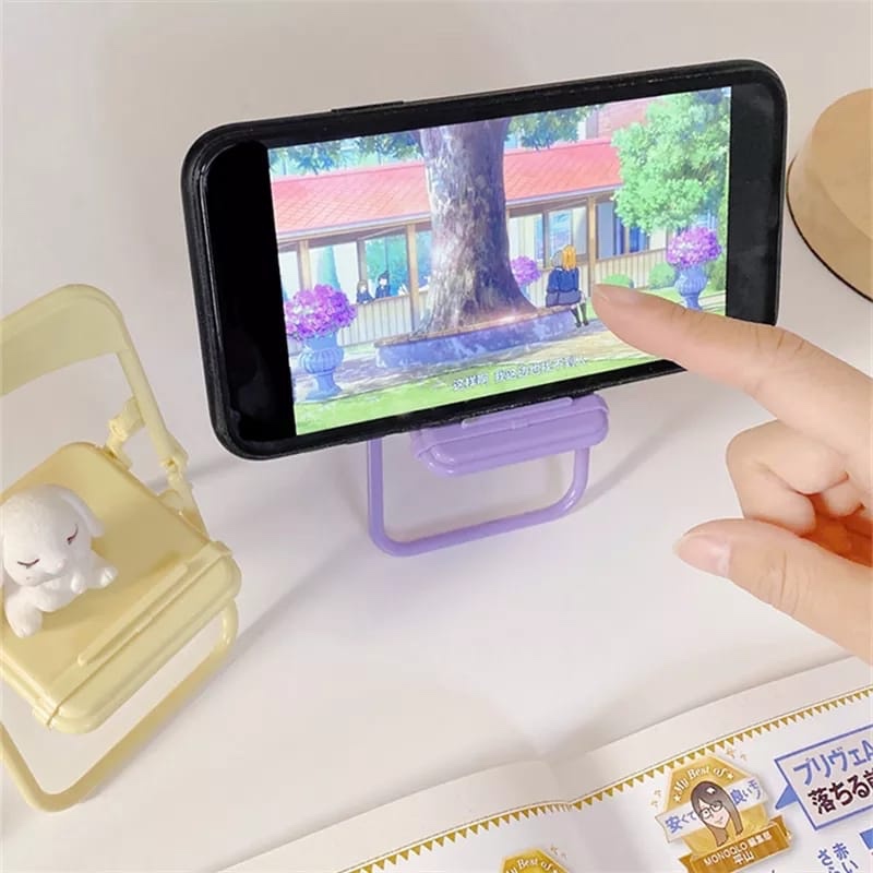かわいい椅子型スマホスタンド、クリエイティブなデスクオーガナ - Phone Accessories Cute のレビューと価格