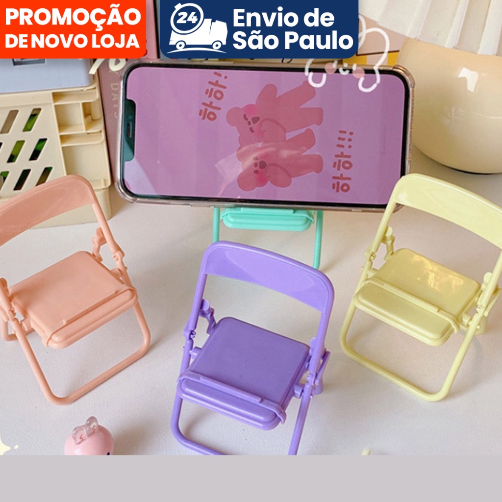 かわいい椅子型スマホスタンド、クリエイティブなデスクオーガナ - Phone Accessories Cute のレビューと価格