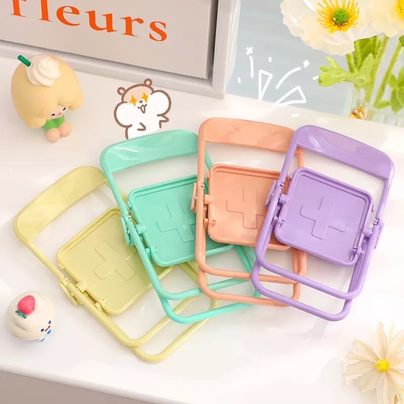 かわいい椅子型スマホスタンド、クリエイティブなデスクオーガナ - Phone Accessories Cute のレビューと価格