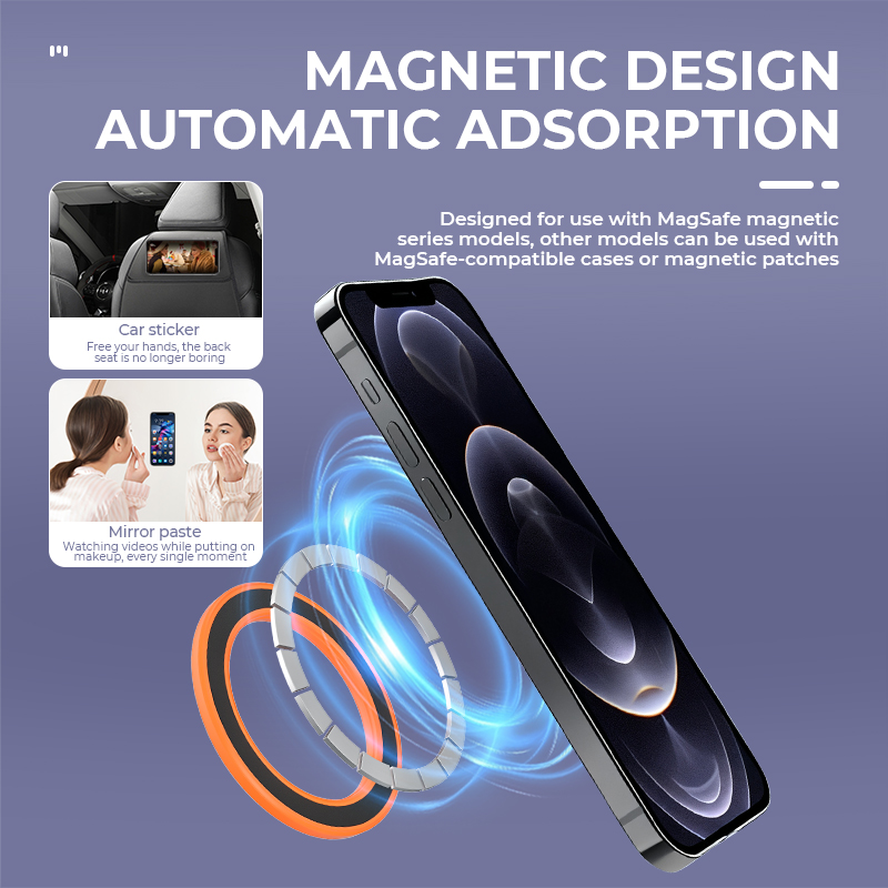 MagSafe対応 強力マグネットリング式スマホホルダー 粘 - Phone Accessory のレビューと価格