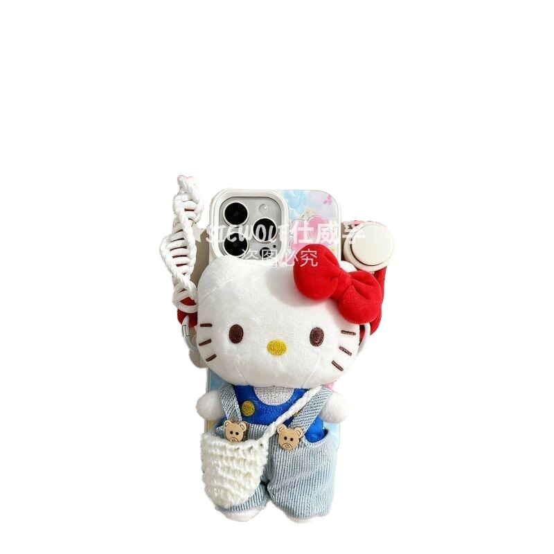 かわいいハローキティ人形電話バッククリップクロスボディストラ - Phone Accessories Doll のレビューと価格