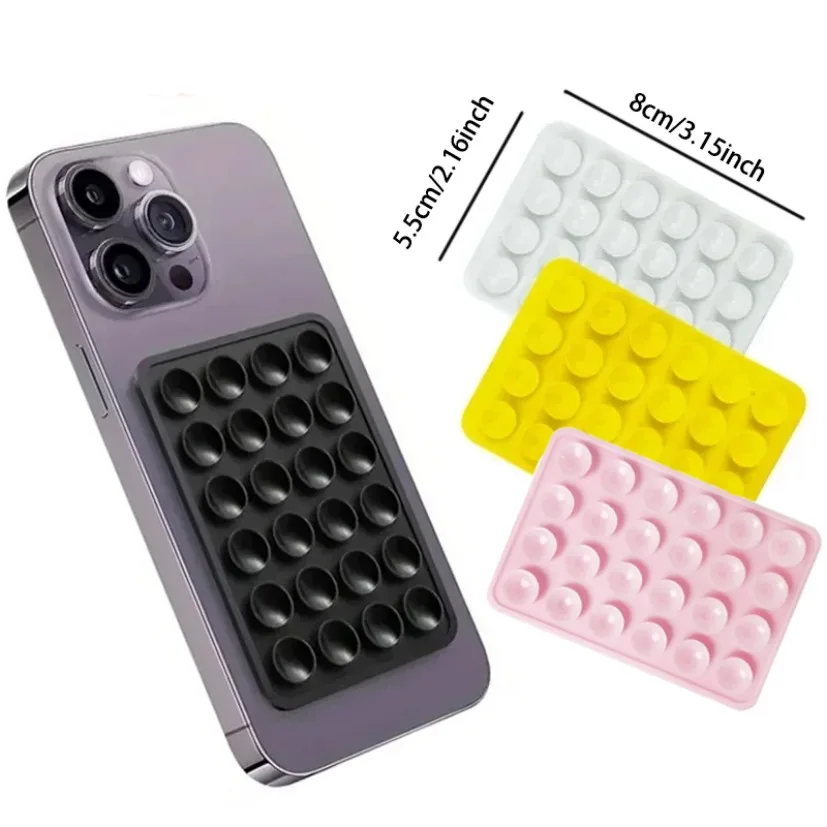 シリコン吸盤式スマホホルダー 多機能吸盤壁掛けスタンド 正方 - Phone Accessory のレビューと価格