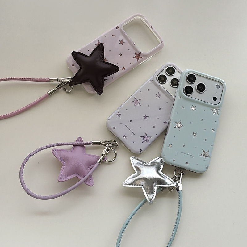 韓国のかわいい星柄スマホケース iPhone 17 Pro  - Phone Accessories Cute のレビューと価格