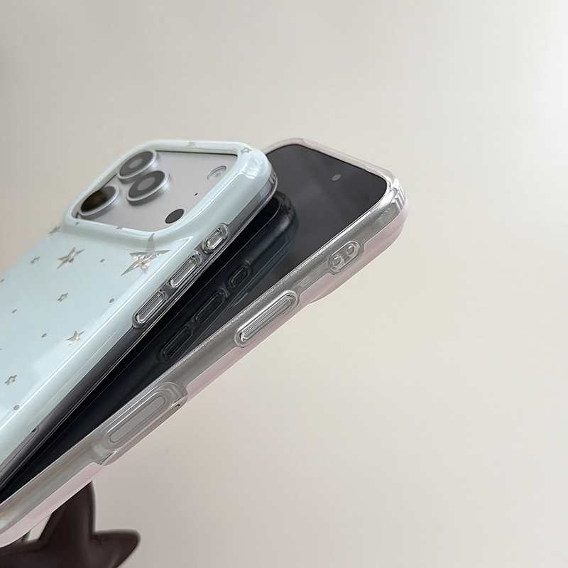 韓国のかわいい星柄スマホケース iPhone 17 Pro  - Phone Accessories Cute のレビューと価格