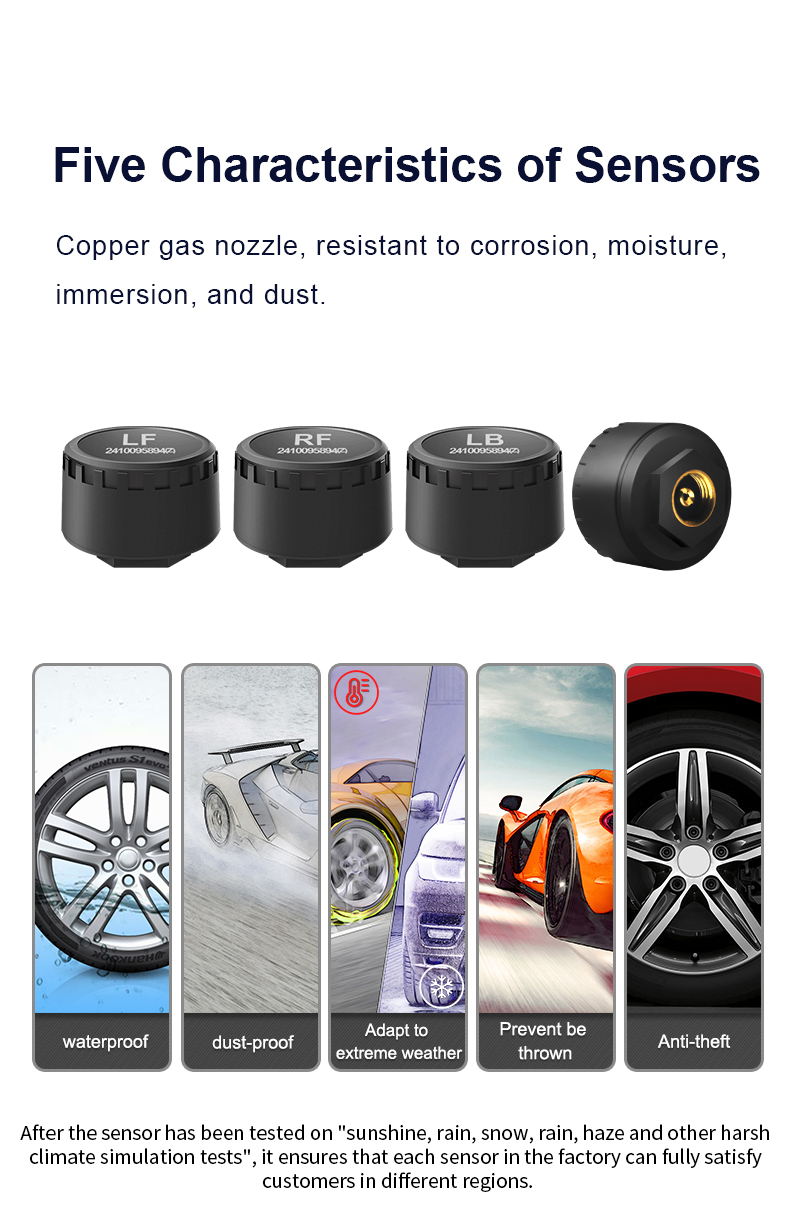 車 TPMS 4 センサー Bluetooth タイヤ空気圧 - Phone Accessories App のレビューと価格