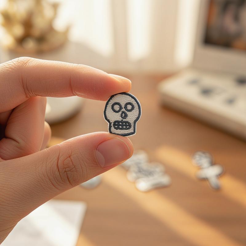 1 セットハート猫の頭蓋骨鳥刺繍パッチ衣類帽子バッグ靴修理材 - Phone Accessory のレビューと価格